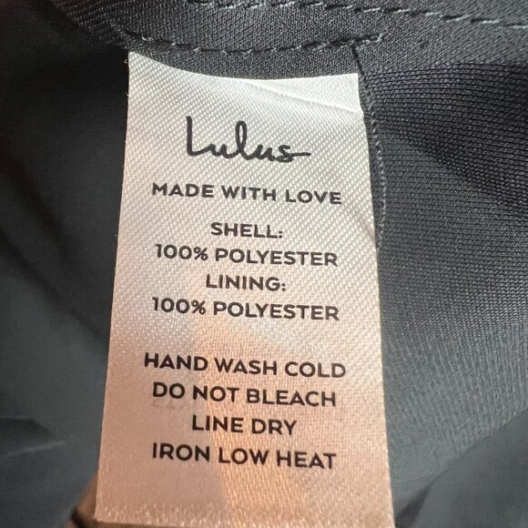 Lulu’s Black Dress Size Medium - Picture 12 of 13